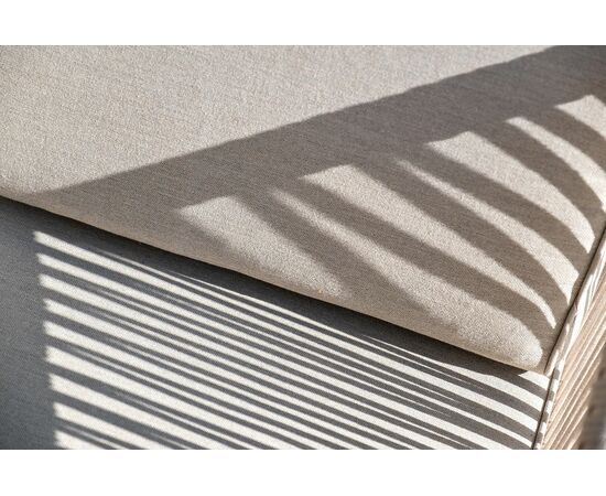 "Канны" лаунж-зона 4-местная из роупа со столиком "Канны" цвета "дуб", основание дуб, роуп бежевый, изображение 14 | Интернет магазин мебели и декора LifeDekor