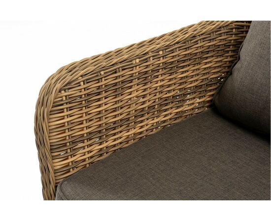 "Прованс" диван из искусственного ротанга трехместный, цвет соломенный, изображение 6 | Интернет магазин мебели и декора LifeDekor