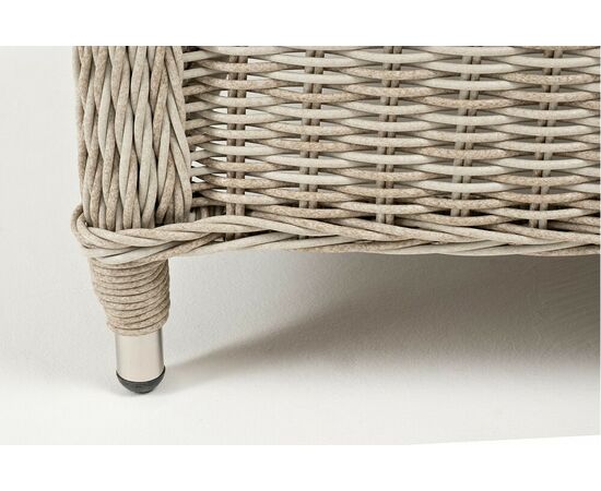 "Гляссе" кресло плетеное из искусственного ротанга, цвет бежевый, изображение 7 | Интернет магазин мебели и декора LifeDekor