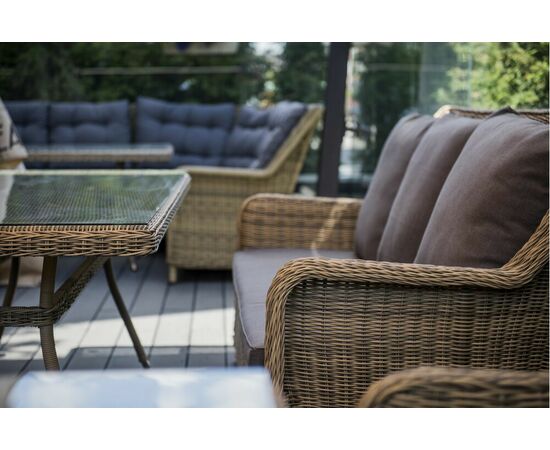 "Кортадо" обеденная группа из искусственного ротанга, изображение 8 | Интернет магазин мебели и декора LifeDekor