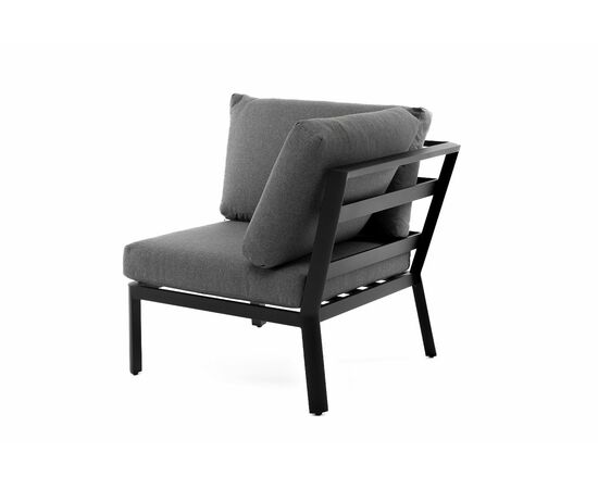 "Париж" модуль диванный алюминиевый угловой, цвет серый, изображение 3 | Интернет магазин мебели и декора LifeDekor