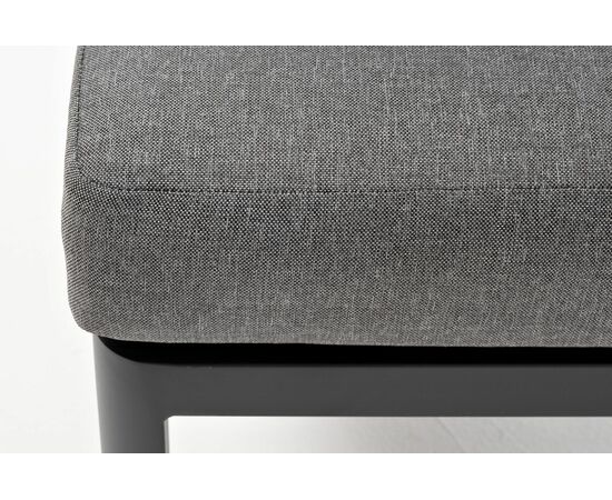 "Париж" модуль диванный алюминиевый угловой, цвет серый, изображение 5 | Интернет магазин мебели и декора LifeDekor