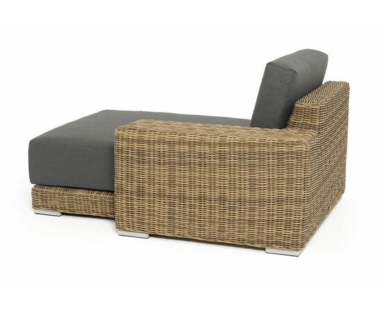 "Капри" кушетка из искусственного ротанга, цвет соломенный, изображение 4 | Интернет магазин мебели и декора LifeDekor