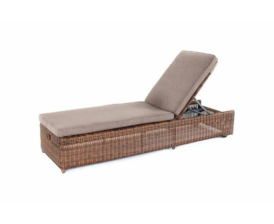 "Рим" шезлонг с подушкой, цвет коричневый, изображение 5 | Интернет магазин мебели и декора LifeDekor