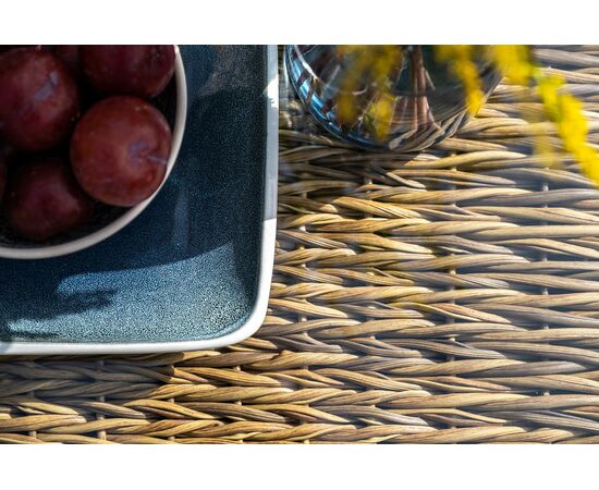 "Капучино" журнальный столик из искусственного ротанга (гиацинт), цвет соломенный, изображение 12 | Интернет магазин мебели и декора LifeDekor