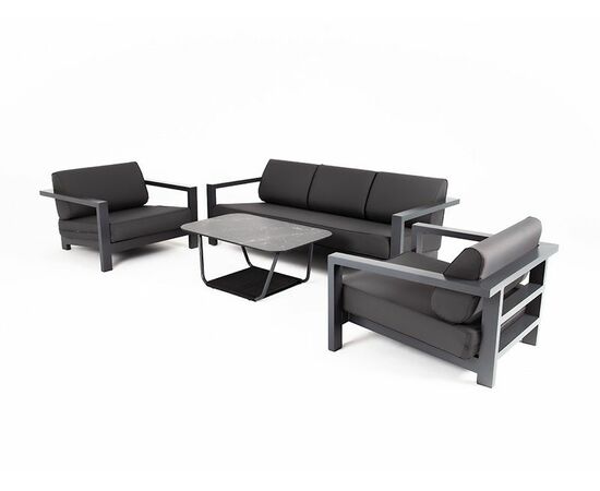 «Гранада» лаунж-зона из алюминия со столиком из HPL, изображение 18 | Интернет магазин мебели и декора LifeDekor