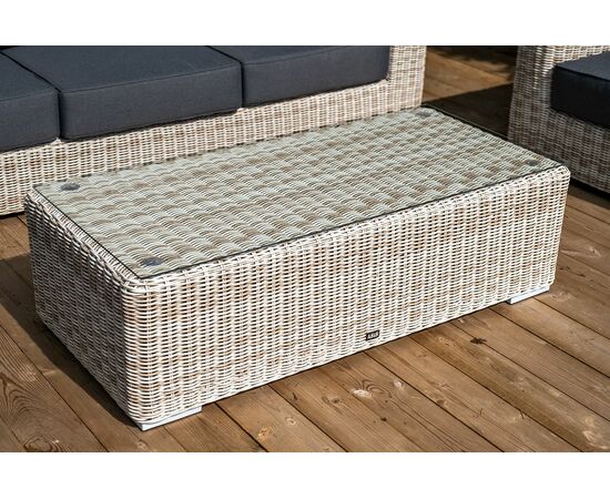 "Боно" лаунж-зона из искусственного ротанга, цвет бежевый, изображение 13 | Интернет магазин мебели и декора LifeDekor