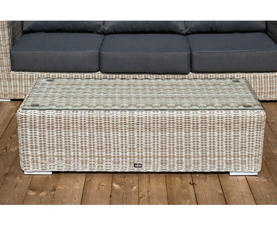 "Боно" лаунж-зона из искусственного ротанга, цвет бежевый, изображение 14 | Интернет магазин мебели и декора LifeDekor