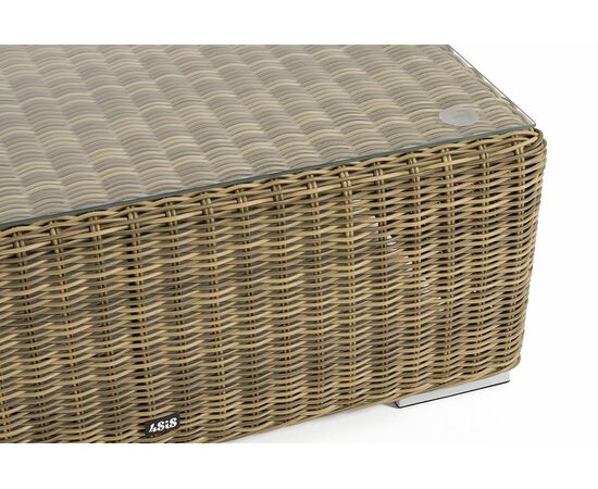 "Капри" журнальный столик плетеный, цвет соломенный, изображение 3 | Интернет магазин мебели и декора LifeDekor