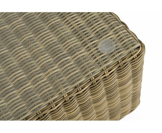 "Капри" журнальный столик плетеный, цвет соломенный, изображение 5 | Интернет магазин мебели и декора LifeDekor