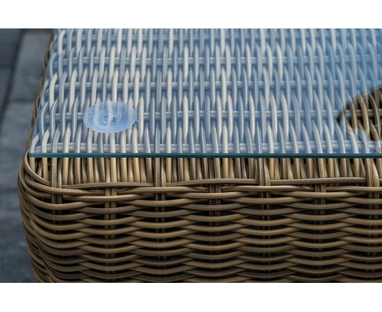 "Боно" лаунж-зона из искусственного ротанга, цвет соломенный, изображение 14 | Интернет магазин мебели и декора LifeDekor