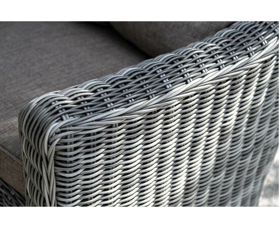 "Кон Панна" лаунж-зона из искусственного ротанга, цвет графит, изображение 14 | Интернет магазин мебели и декора LifeDekor