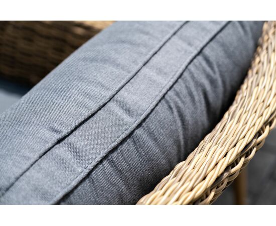 "Палермо" лаунж-зона из искусственного ротанга, цвет соломенный, изображение 15 | Интернет магазин мебели и декора LifeDekor