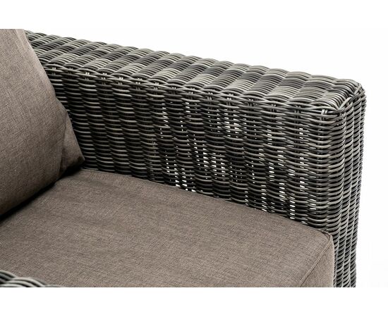 "Боно" кресло из искусственного ротанга, цвет графит, изображение 8 | Интернет магазин мебели и декора LifeDekor
