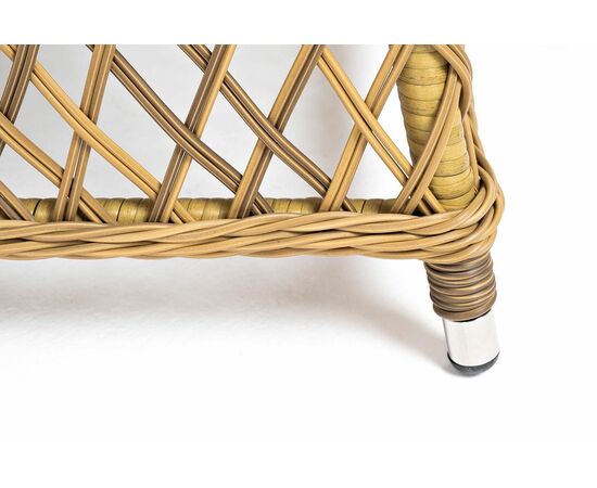 "Эспрессо–80 L" обеденная группа плетеная, цвет соломенный, изображение 5 | Интернет магазин мебели и декора LifeDekor