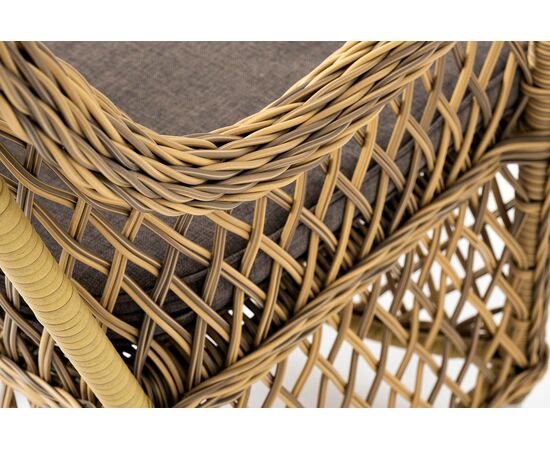 "Эспрессо–80 L" обеденная группа плетеная, цвет соломенный, изображение 6 | Интернет магазин мебели и декора LifeDekor