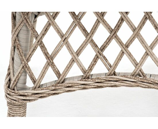 "Эспрессо" плетеный круглый стол, диаметр 80 см, цвет бежевый, изображение 4 | Интернет магазин мебели и декора LifeDekor