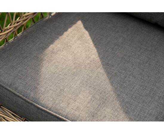 "Гранд Латте" лаунж-зона из искусственного ротанга, цвет соломенный, изображение 17 | Интернет магазин мебели и декора LifeDekor