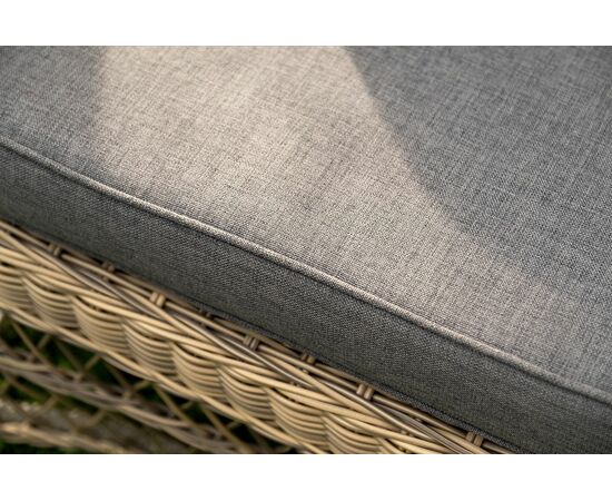 "Гранд Латте" лаунж-зона из искусственного ротанга, цвет соломенный, изображение 18 | Интернет магазин мебели и декора LifeDekor