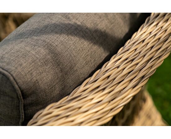 "Гранд Латте" лаунж-зона из искусственного ротанга, цвет соломенный, изображение 19 | Интернет магазин мебели и декора LifeDekor