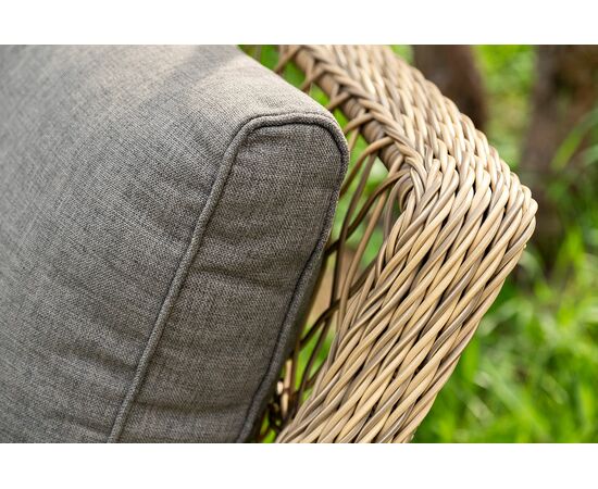 "Гранд Латте" лаунж-зона из искусственного ротанга, цвет соломенный, изображение 20 | Интернет магазин мебели и декора LifeDekor