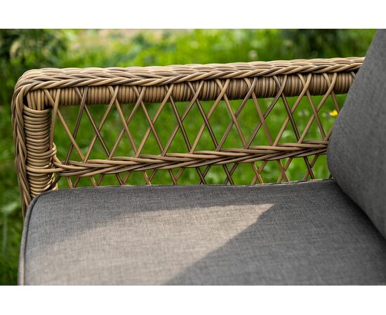 "Гранд Латте" лаунж-зона из искусственного ротанга, цвет соломенный, изображение 22 | Интернет магазин мебели и декора LifeDekor
