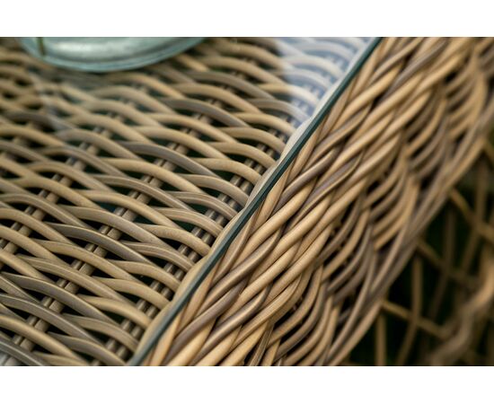 "Гранд Латте" лаунж-зона из искусственного ротанга, цвет соломенный, изображение 24 | Интернет магазин мебели и декора LifeDekor