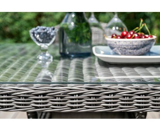 "Айриш" стол плетеный из искусственного ротанга, цвет графит, изображение 8 | Интернет магазин мебели и декора LifeDekor