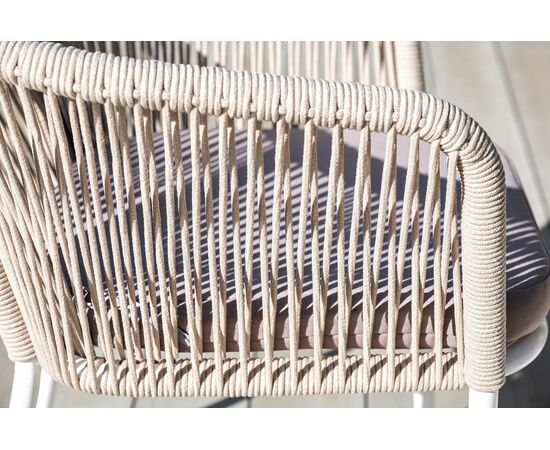 "Диего" обеденная группа на 4 персоны, круглый стол "дуб", цвет бежевый, изображение 8 | Интернет магазин мебели и декора LifeDekor