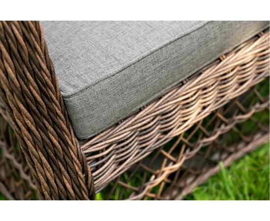 "Гранд Латте" лаунж-зона из искусственного ротанга, цвет коричневый, изображение 17 | Интернет магазин мебели и декора LifeDekor