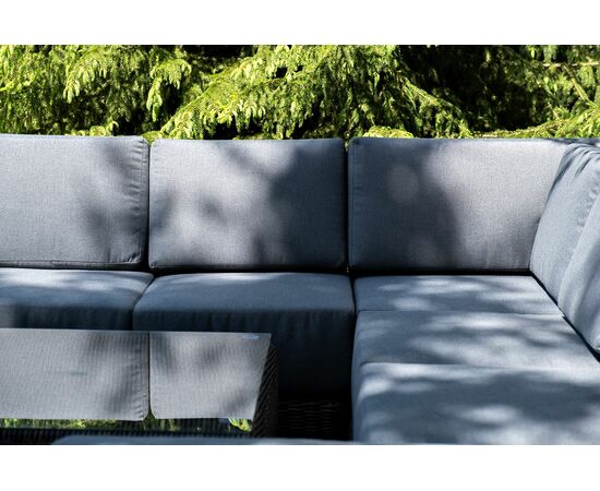 "Капри" трансформирующаяся лаунж-зона из искусственного ротанга, цвет коричневый, изображение 12 | Интернет магазин мебели и декора LifeDekor