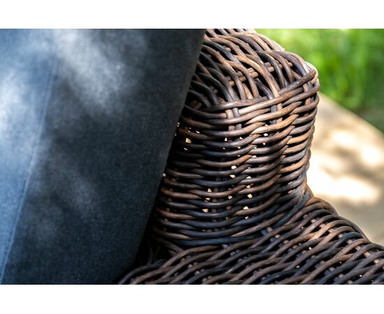 "Капри" трансформирующаяся лаунж-зона из искусственного ротанга, цвет коричневый, изображение 15 | Интернет магазин мебели и декора LifeDekor