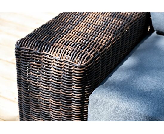 "Капри" трансформирующаяся лаунж-зона из искусственного ротанга, цвет коричневый, изображение 16 | Интернет магазин мебели и декора LifeDekor