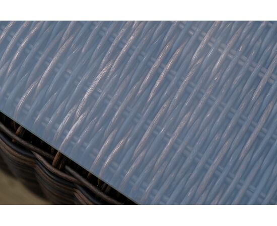 "Капри" трансформирующаяся лаунж-зона из искусственного ротанга, цвет коричневый, изображение 22 | Интернет магазин мебели и декора LifeDekor