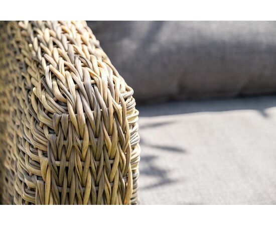 "Кальяри" лаунж-зона из искусственного ротанга (гиацинт), цвет соломенный, изображение 7 | Интернет магазин мебели и декора LifeDekor