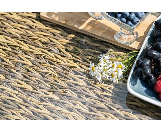 "Кальяри" лаунж-зона из искусственного ротанга (гиацинт), цвет соломенный, изображение 10 | Интернет магазин мебели и декора LifeDekor