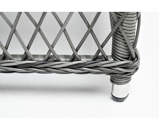 "Гранд Латте" стол журнальный из искусственного ротанга, цвет графит, изображение 4 | Интернет магазин мебели и декора LifeDekor