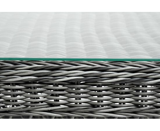 "Гранд Латте" стол журнальный из искусственного ротанга, цвет графит, изображение 6 | Интернет магазин мебели и декора LifeDekor