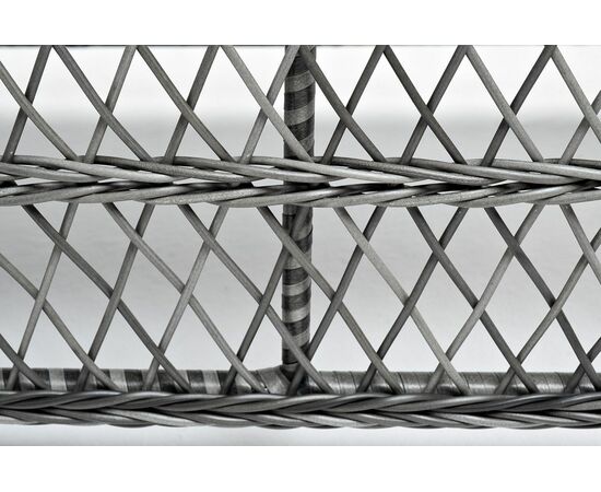 "Гранд Латте" стол журнальный из искусственного ротанга, цвет графит, изображение 7 | Интернет магазин мебели и декора LifeDekor