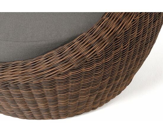 "Барселона" кресло из искусственного ротанга, цвет коричневый, изображение 4 | Интернет магазин мебели и декора LifeDekor