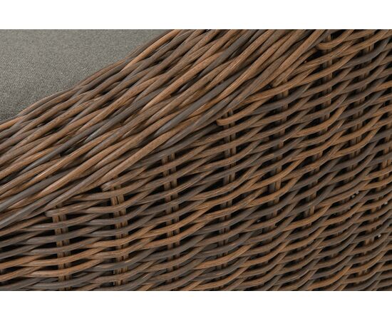 "Барселона" кресло из искусственного ротанга, цвет коричневый, изображение 5 | Интернет магазин мебели и декора LifeDekor