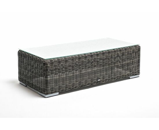 "Боно" журнальный столик из искусственного ротанга, цвет графит, изображение 3 | Интернет магазин мебели и декора LifeDekor
