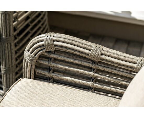 "Ницца" лаунж-зона из искусственного ротанга, цвет бронзовый, изображение 10 | Интернет магазин мебели и декора LifeDekor