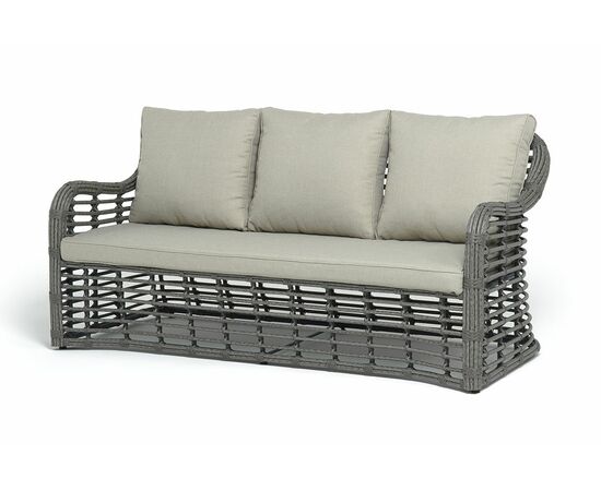 "Ницца" лаунж-зона из искусственного ротанга, цвет бронзовый, изображение 23 | Интернет магазин мебели и декора LifeDekor