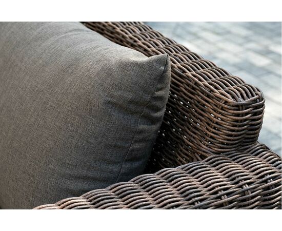 "Капучино" лаунж-зона из искусственного ротанга, цвет коричневый, изображение 8 | Интернет магазин мебели и декора LifeDekor