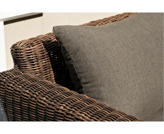 "Капучино" лаунж-зона из искусственного ротанга, цвет коричневый, изображение 10 | Интернет магазин мебели и декора LifeDekor