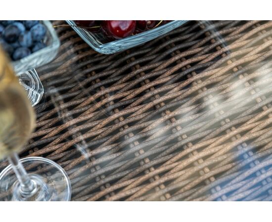 "Капучино" лаунж-зона из искусственного ротанга, цвет коричневый, изображение 12 | Интернет магазин мебели и декора LifeDekor