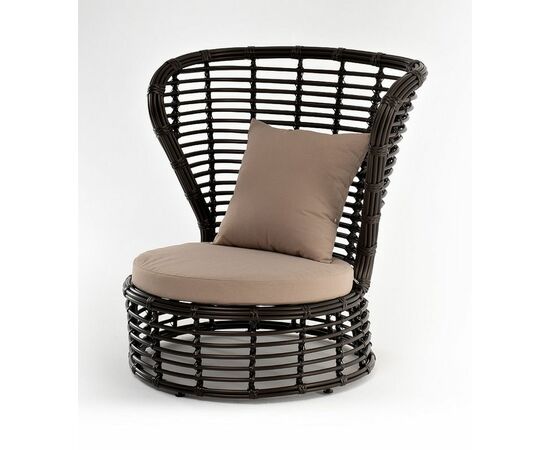 "Парма" кресло из искусственного ротанга, цвет бронзовый | Интернет магазин мебели и декора LifeDekor