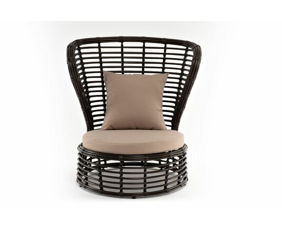 "Парма" кресло из искусственного ротанга, цвет бронзовый, изображение 2 | Интернет магазин мебели и декора LifeDekor