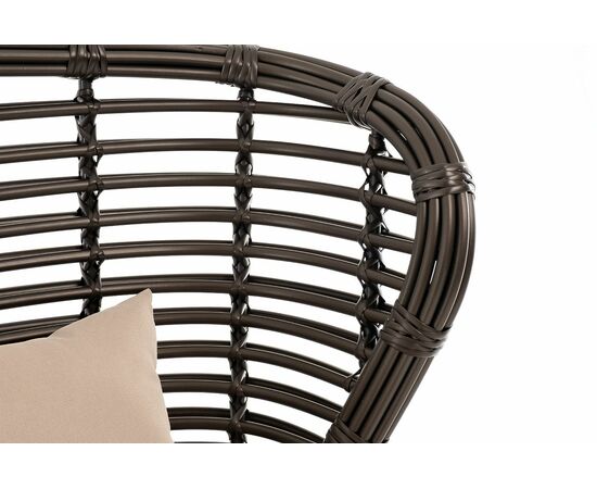 "Парма" кресло из искусственного ротанга, цвет бронзовый, изображение 6 | Интернет магазин мебели и декора LifeDekor